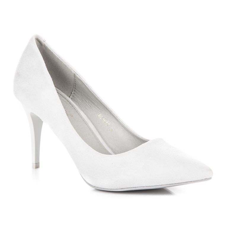 Comer Tacones de ante gris 1