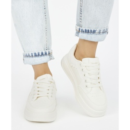 Deportivas beige mujer 2