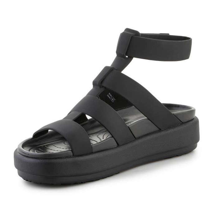 Sandalias Crocs Brooklyn Gladiator de lujo 209557-060 negro 2