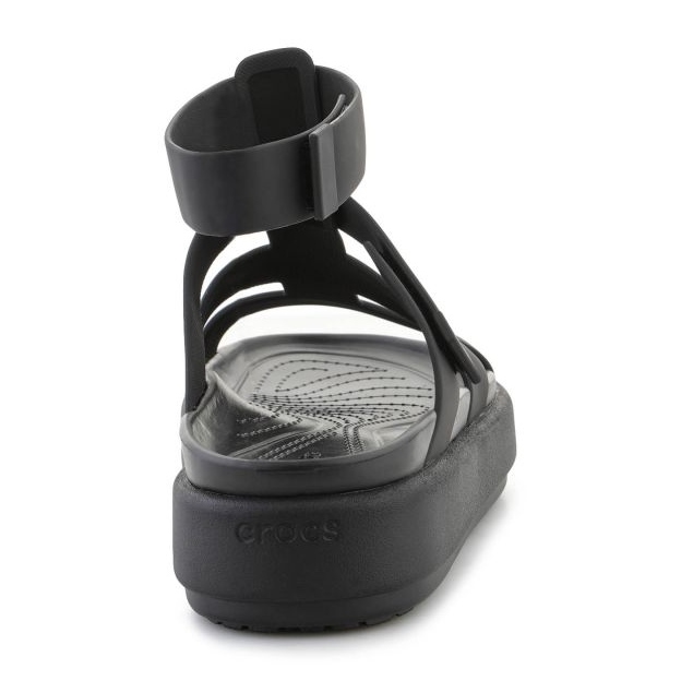 Sandalias Crocs Brooklyn Gladiator de lujo 209557-060 negro 3