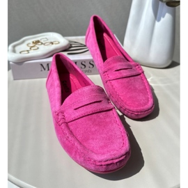 Mocasines Mujer Ante Rosa Lenvie rosado 9