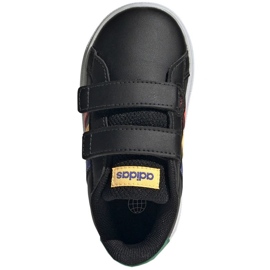 Zapatos Adidas Grand Court Lifestyle Hook and Loop HP8918 negro 1