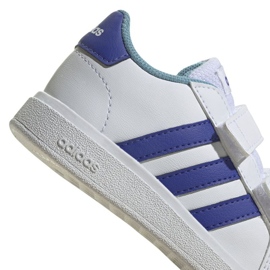 Zapatos Adidas Grand Court Lifestyle Hook and Loop HP8919 blanco 3