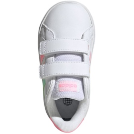 Zapatos Adidas Grand Court Lifestyle Hook and Loop HP8917 blanco 1