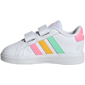 Zapatos Adidas Grand Court Lifestyle Hook and Loop HP8917 blanco 2