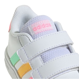 Zapatos Adidas Grand Court Lifestyle Hook and Loop HP8917 blanco 3