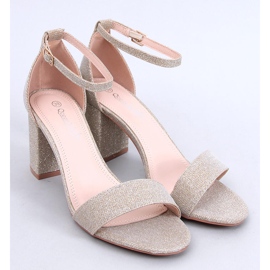 Sandalias de tacón alto iridiscentes Yanas Gold dorado 1 Sandalias de tacón alto iridiscentes Yanas Gold dorado 1