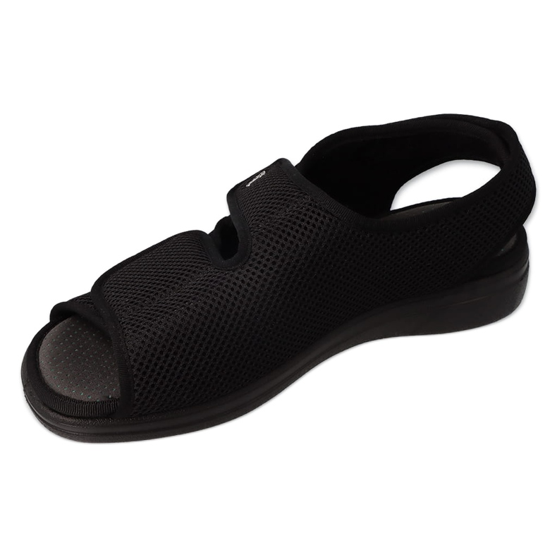 Sandalias de hombre Dr.ORTO Befado con velcro, pu 077M001, negro 1