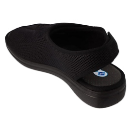 Sandalias de hombre Dr.ORTO Befado con velcro, pu 077M001, negro 2