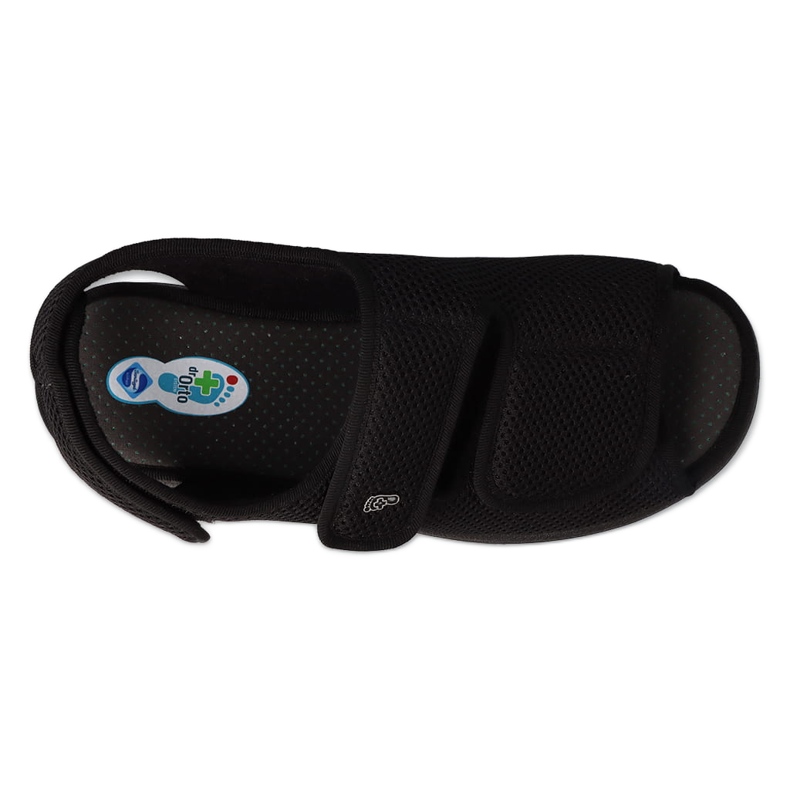 Sandalias de hombre Dr.ORTO Befado con velcro, pu 077M001, negro 3