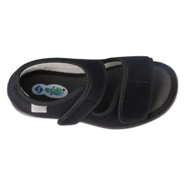 Dr. ORTO Befado Sandalias de velcro para hombres 070M001 negro 3