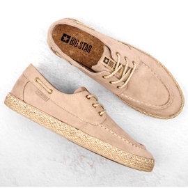 Alpargatas Con Cordones Hombre Big Star NN174054 Beige 3 Alpargatas Con Cordones Hombre Big Star NN174054 Beige 3