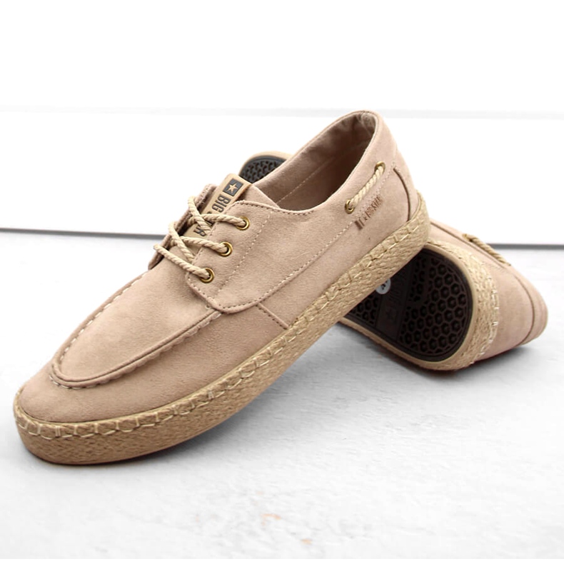 Alpargatas Con Cordones Hombre Big Star NN174054 Beige 2 Alpargatas Con Cordones Hombre Big Star NN174054 Beige 2