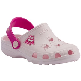 Zuecos Coqui Ranita 8701-100-5536A/8701-100-5536 rosado 1