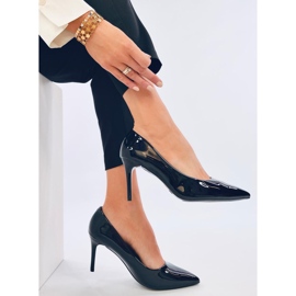 Zapatos de tacón de charol Charlotte Black negro 2