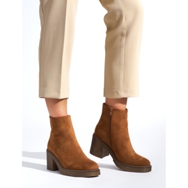 Botines marrones de mujer marrón 1