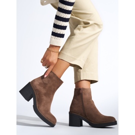 Botines marrones de mujer marrón 3