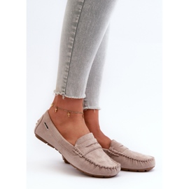 Mocasines Mujer Ante Ecológico, Beige Claro Rerteria 1