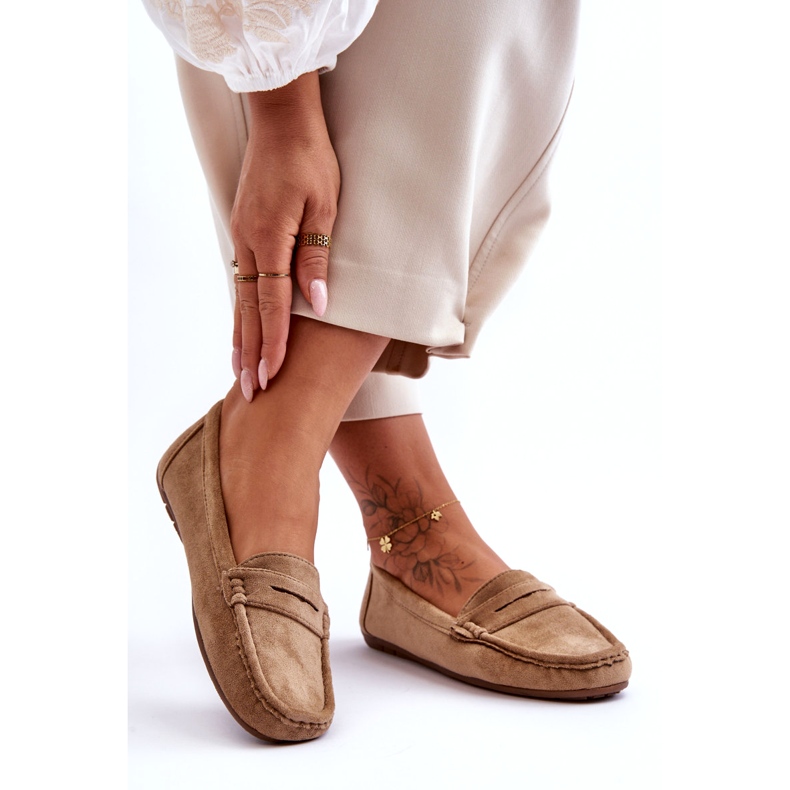 Mocasines Mujer Ante Marrón Lenvie 4