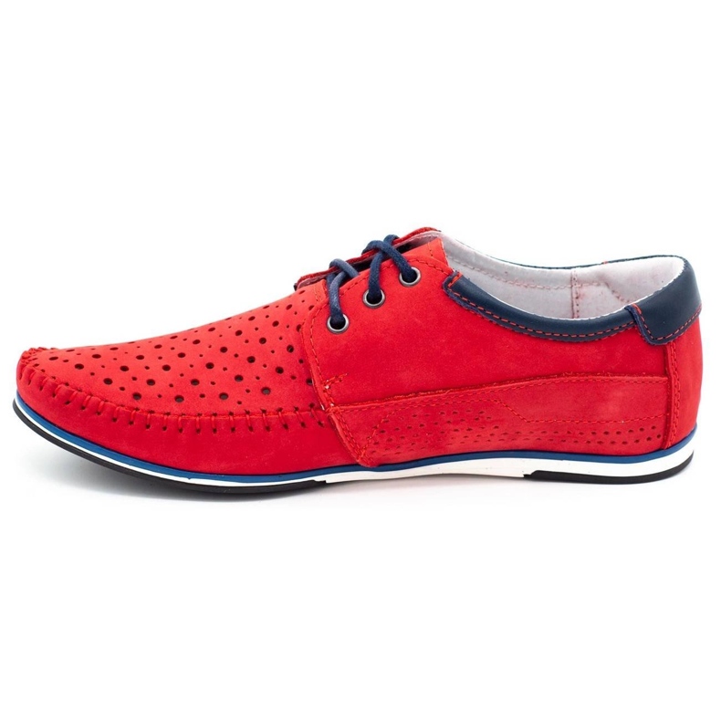 KOMODO Mocasines de zapatos para hombres 875 años rojo 2