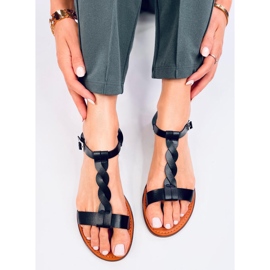 Sandalias mujer Pourta Negro 4