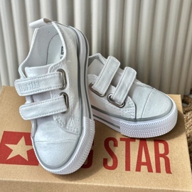 Zapatillas Infantiles Velcro Big Star LL374016 Blanco 5