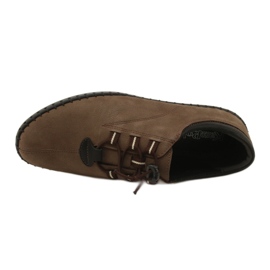 Kampol Zapatos casual hombre 337 / OL marrón beige 10