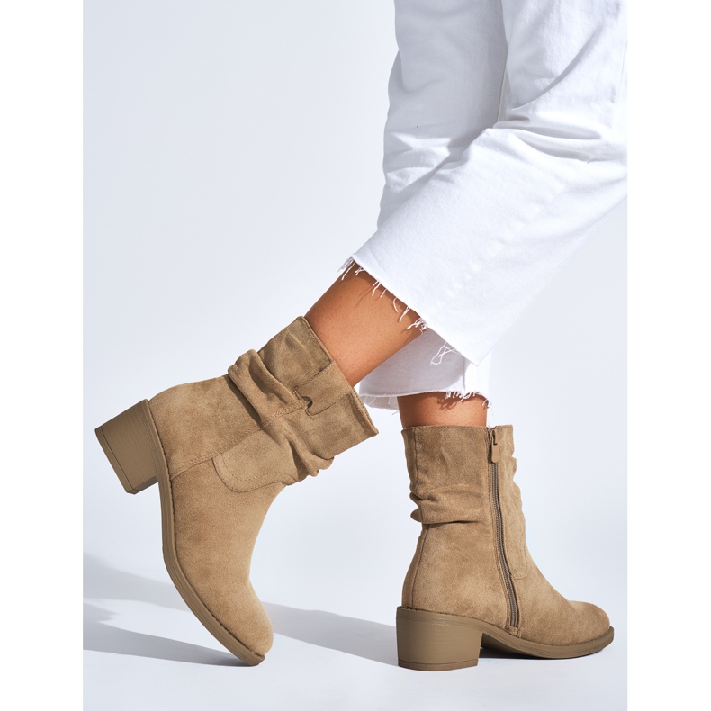 Botas cowboy beige mujer 2 Botas cowboy beige mujer 2