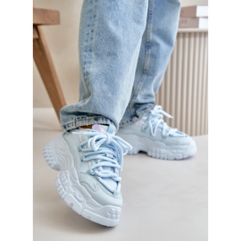 Zapatillas De Mujer Azules Con Suela Maciza Nevela 2