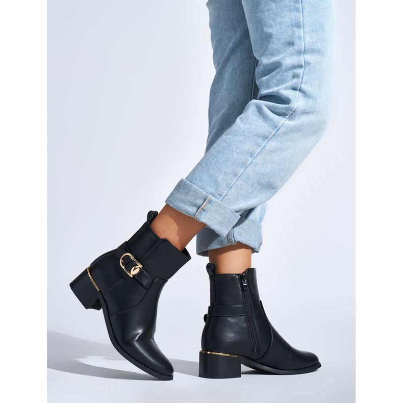 Botines negros elegantes 1