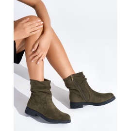 Botas cowboy verde oscuro mujer 1