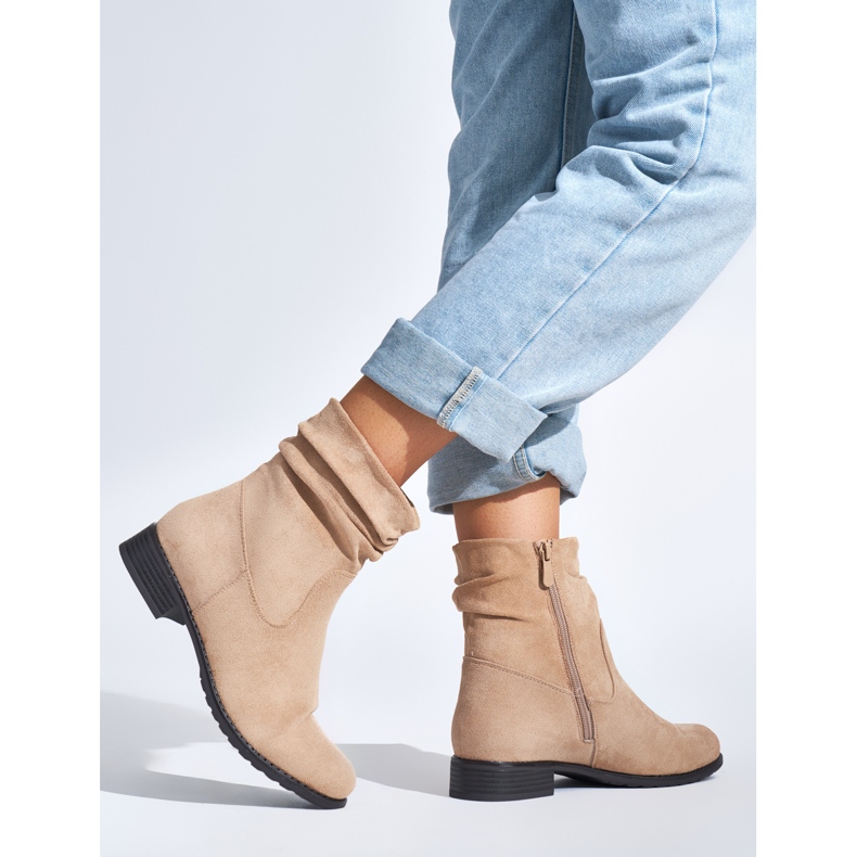 Botas cowboy beige mujer 2 Botas cowboy beige mujer 2