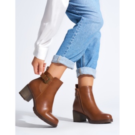 Botines marrones de mujer marrón 3