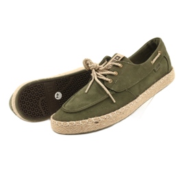 Alpargatas con Cordones para Hombre Big Star NN174055 Caqui verde 14