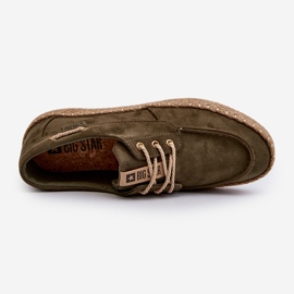 Alpargatas con Cordones para Hombre Big Star NN174055 Caqui verde 9
