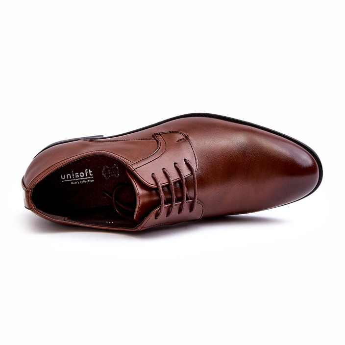 Zapatos de cuero marrón para hombre 2