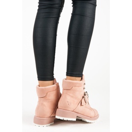 Vices New Collection Tramperos de gamuza rosado 5