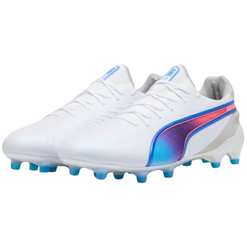 Zapatillas de fútbol Puma King Ultimate FG/AG 107809 02 blanco 2