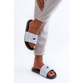 Chanclas de Mujer 4FMM00FFLIF044A-10S Blanco y Negro 8