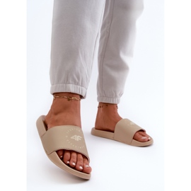 Chanclas de Mujer 4FMM00FFLIF044A-83S Beige 4