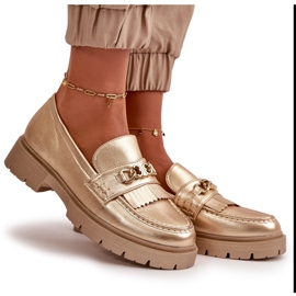 PH2 Mocasines Mujer Piel Ecológica Adorno Dorado Zanita 9