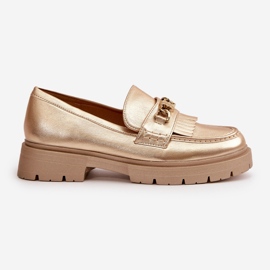 PH2 Mocasines Mujer Piel Ecológica Adorno Dorado Zanita 7