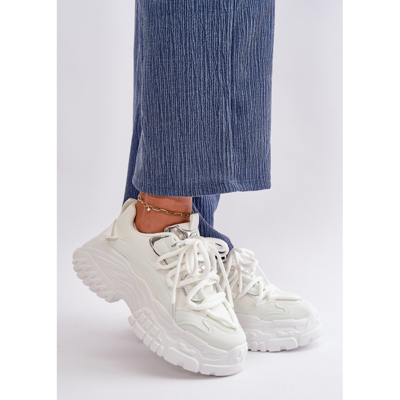 Zapatillas De Mujer Con Suela Maciza, Blanco Nevela 1 Zapatillas De Mujer Con Suela Maciza, Blanco Nevela 1