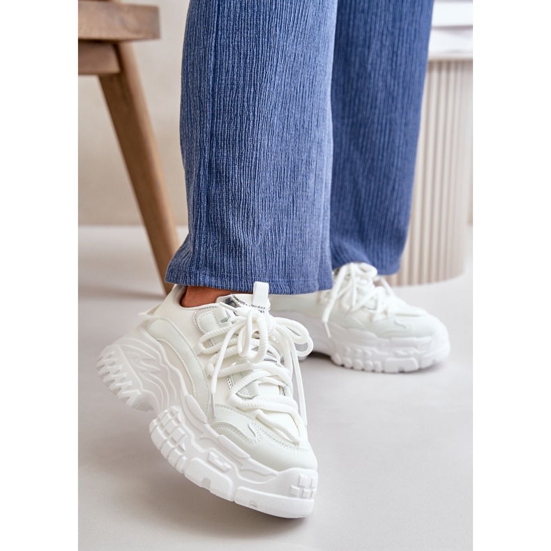 Zapatillas De Mujer Con Suela Maciza, Blanco Nevela 2 Zapatillas De Mujer Con Suela Maciza, Blanco Nevela 2