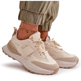 Zapatillas Mujer Plataforma Beige Nevelaine 12