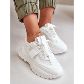 Zapatillas Mujer Plataforma Blanco Nevelaine 8