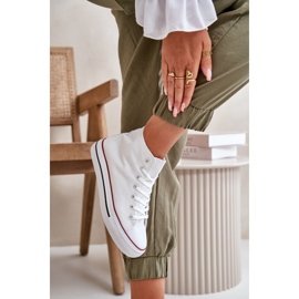 Zapatillas altas de mujer blancas Onaria blanco 5