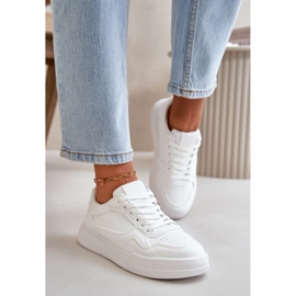 Zapatillas Clásicas De Mujer Confeccionadas En Piel Ecológica, Blanco Meriora 4
