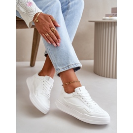 Zapatillas Clásicas De Mujer Confeccionadas En Piel Ecológica, Blanco Meriora 5