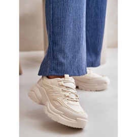 Zapatillas Deportivas de Mujer con Suela Gruesa, Beige Claro Lerista 2 Zapatillas Deportivas de Mujer con Suela Gruesa, Beige Claro Lerista 2